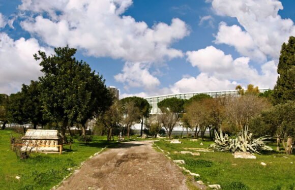 The abandoned Arab cemetery in Mamila (Jerusalem)